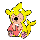 名古屋地検広報キャラクター　鯱あ郎（こあろう）